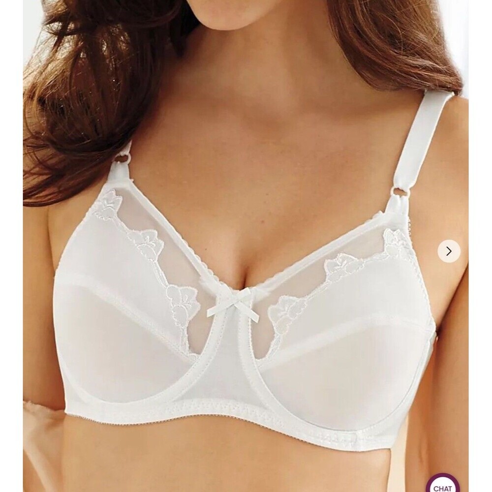 Bali Bundle of 2 Black/White Classic Support Underwire Bras 36DD  NWT